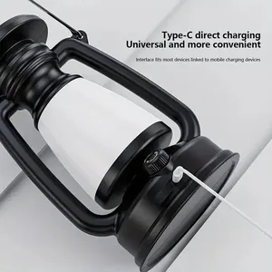 <span class=keywords><strong>Lanterne</strong></span> <span class=keywords><strong>Vintage</strong></span> LED de Camping, Lampe Suspendue d'Extérieur à Flamme Scintillante, Lanternes Rétro - Product Image 4