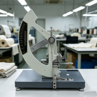 Equipo de Prueba de Resistencia al Desgarro de Tejidos Tipo Exportación, Longitud de Desgarro de 43 mm, Equipo de Prueba de Propiedades Físicas para Laboratorio Textil