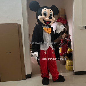 Funtoys personalizado <span class=keywords><strong>Mickey</strong></span> y <span class=keywords><strong>Minnie</strong></span> mascota disfraz ratón boda dibujos animados Cosplay fiesta Navidad vestido Mascotte Carnaval para adultos - Product Image 4
