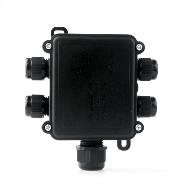 5 Ways One in and Four Out IP68 Outdoor Waterproof Electrical Wire Connector Junction Box