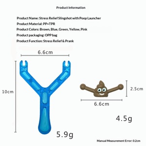 Adorable Colorful Stretchy Fidget <b>Toy</b> <b>Novelty</b> <b>Gag</b> Plastic Birthday Party Prize School Award Stress Relief Bouncy Launcher - Product Image 6