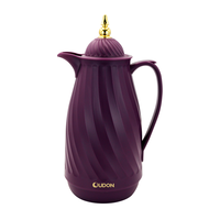 Termo de café árabe aislado de 950 ml, de plástico, para bebidas frías y calientes, con recambio de vidrio.
