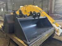 Godet de nettoyage pour excavatrice PC200/CAT320, 0,8 m³, pour le nettoyage des fossés/le terrassement/la gestion des étangs/le nettoyage des plages