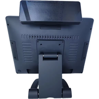 Système de point de vente de haute qualité avec écran tactile capacitif de 15,6 pouces, terminal de point de vente de bureau, machine de point de vente pliable pour les commerces