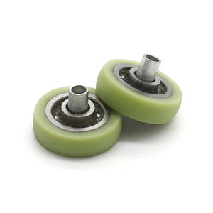 Manufacturer Supplies 624UG Ball Bearing <b>Pulleys</b> Polyurethane (PU) Silent Arc-Shaped Casters for Flat Belt Wholesale - Product Image 3