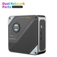 Profesyonel Intel Ultra 9 285H Mini Bilgisayar Çift PCIe 4.0 NVMe WIFI6E 2.5G 2.5 SATA3/SSD Endüstriyel Bilgisayarlar için Windows Lisansı