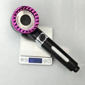 <span class=keywords><strong>Soffione</strong></span> doccia moderna a pioggia bianca per uso bagno con filtro ad alta pressione palmare viola con 3 funzioni - Product Image 2