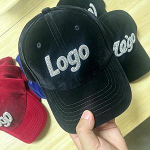Gorro de Béisbol de Terciopelo con Pedrería Brillante de los Equipos de Béisbol de EE. UU. (NY, LA, W, P, DC, NC, Detroit, Nueva York) para Otoño/Invierno, <span class=keywords><strong>Gorra</strong></span> Deportiva de Diseño - Product Image 4