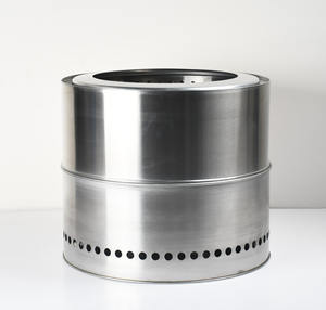 Benutzer definierte Edelstahl tragbare Outdoor-Holzkohle Brennholz ofen Rauchfreier Lager ofen Kochen Feuerstelle Camping - Product Image 6