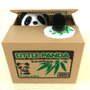 <span class=keywords><strong>Salvadanaio</strong></span> Automatico a Forma di <span class=keywords><strong>Gatto</strong></span> in Plastica, Design Animale Carino, Giocattolo Educativo per Bambini - Product Image 1