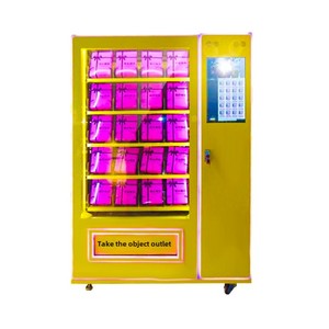Nouveau distributeur automatique de boîte aveugle sans pilote avec sac porte-bonheur prend en charge les paiements de jetons de pièces de carte de crédit du centre commercial cadeau Bubble Mart - Product Image 6