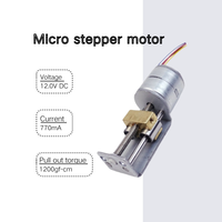 Micro Stepper Motor 20mm 12V DC 18° Bipolar Linear Actuator for Precision Positioning Systems