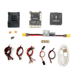 Offre Spéciale : Contrôleur de Vol Holybro Pix32 H743 avec Baseboard / Mini Baseboard, Module d'Alimentation et GPS M8N pour Avions Multirotors RC - Product Image 2