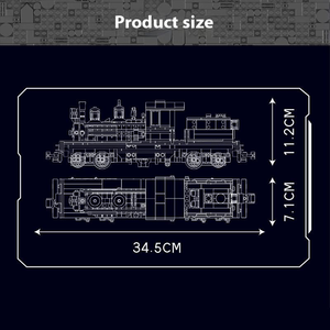 Mould King 12032 880 Uds <span class=keywords><strong>tren</strong></span> Serie RC Shay estilo <span class=keywords><strong>tren</strong></span> <span class=keywords><strong>de</strong></span> <span class=keywords><strong>vapor</strong></span> modelo <span class=keywords><strong>de</strong></span> bloques <span class=keywords><strong>de</strong></span> construcción juguetes educativos técnicos regalo <span class=keywords><strong>de</strong></span> Festival - Product Image 5