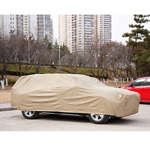 <span class=keywords><strong>Housse</strong></span> de protection complète universelle en Polyester pour voiture Suv, berline, Uv, anti-poussière, 100%, imperméable - Product Image 5