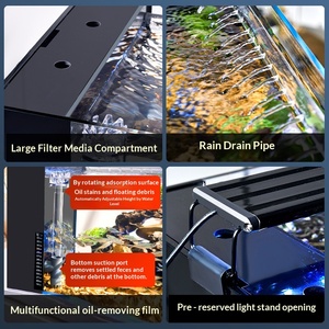 <span class=keywords><strong>Acuario</strong></span> para Peces con Sistema de Filtración Multietapa y Sistema de Oxígeno Integrado para Peces Dorados - Product Image 3