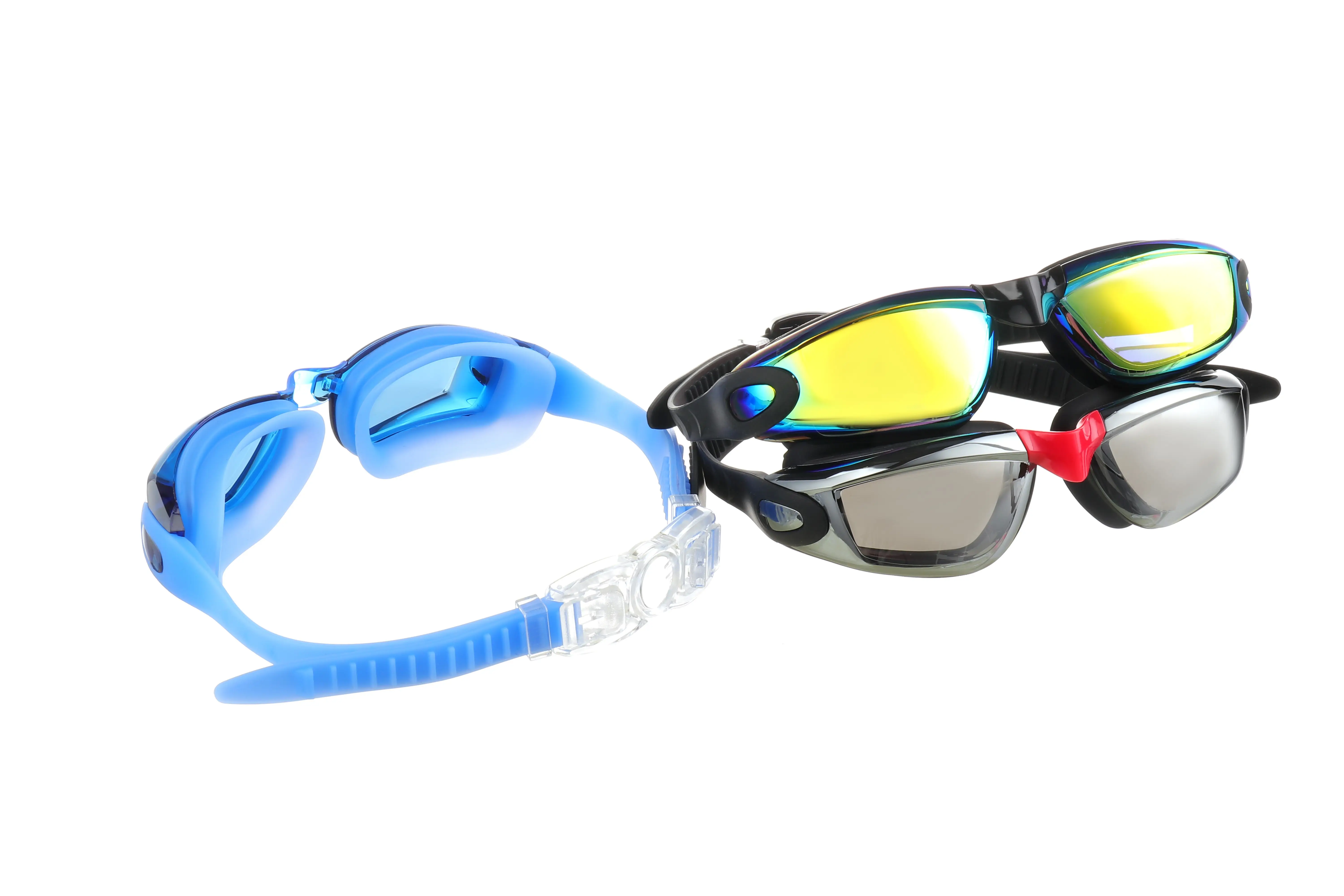 Vendita calda occhiali di protezione in silicone a prova di acqua di mare Pro occhiali di protezione acqua aperta confortevoli occhiali da nuoto occhiali da nebbia per adulti