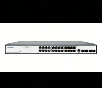Commutateur géré L3 Gigabit 24 ports Todaair avec 4 emplacements SFP+ 10G, capacité de commutation de 128 Gbit/s pour réseau d'entreprise