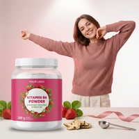 Complément en poudre de Vitamine B6 pour l'humeur, pour adultes sportifs, favorise le bien-être et améliore la qualité, Premium, 500g, OEM ODM Marque Privée Personnalisée