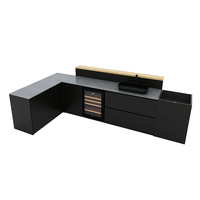 Mueble de Cocina para Exteriores, Unidades de Almacenamiento Impermeables de Aluminio, Isla de Cocina Resistente a la Intemperie para Jardín, Patio, Proyectos de Barbacoa