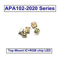 Chip LED RGB Digital Inteligente Programable APA102/SK9822 2020, LED RGBIC Direccionable SMD2020 APA102