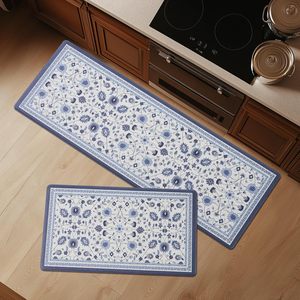 Tapete Antifatiga de PVC para Cocina, Antideslizante, Impermeable, Ergonómico, Acolchado, Ecológico, Reversible, para Cocina y Baño - Product Image 1