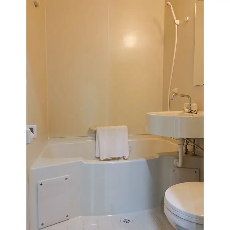 Easy quick construction modular toilet prefab bathroom pod