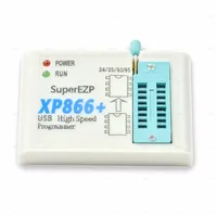 Programmateur USB SPI CH554T XP866 avec 2 adaptateurs, prend en charge les puces EEPROM Flash Bios 24 25 93 95, meilleur que l'EZP2019, dernière mise à niveau.
