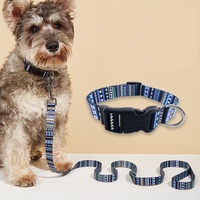 Animal Chien Accessoires Fournitures Nylon Luxe Bohême Chat Chien Collier et Laisse Set Ceinture de guidage pour chiens