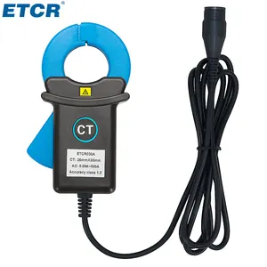 ETCR030A 0,00 ~ 300A, sensor de corriente con abrazadera de curado de CA, metros de corriente, transformador de corriente