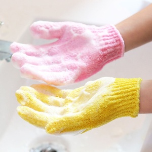 Guanti da Bagno Personalizzati a Doppia Texture in Materiale Loofah per Esfoliazione, Rimozione Odori/Deumidificazione, Massaggio e <span class=keywords><strong>Scrub</strong></span> Corpo per <span class=keywords><strong>Doccia</strong></span> e Spa - Product Image 5