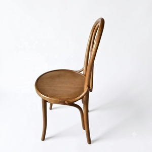 <span class=keywords><strong>Chaise</strong></span> en bois massif courbé avec dossier en forme de boucle, style moderne, imperméable, utilisation intérieure/extérieure - Product Image 2