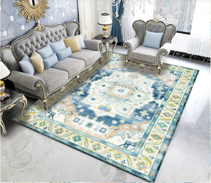 <span class=keywords><strong>Tappeti</strong></span> da collezione persiana tradizionale lavabile in lavatrice, tappeto da sala con stampa a pila bassa - Product Image 1