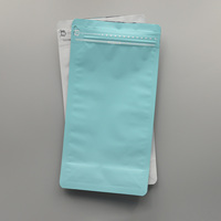 Bolsas de Café Ecológicas con Fondo Plano, Bolsa de Café con Válvula y Cierre, Bolsa de Café de Grado Alimenticio para Exteriores, Bolsa de Café Azul