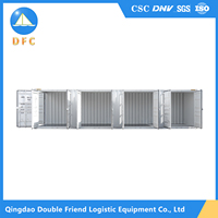 Conteneur sec certifié DFC de 40 pieds avec porte latérale, capacité de 74,3 m³, couleur personnalisée, nouvelle norme, acier Corten