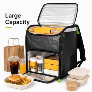 Mochila Térmica Impermeable para Entrega de Comida, Lista para Enviar, en Stock, Bolsa para Pizza para Ciclistas y Motociclistas, Venta al Por Mayor - Product Image 2