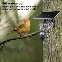 Ubox Smart Solar PTZ 3MP 4G Jaringan Warna Penuh Infrared Penglihatan Malam 360 °   Kamera Surya Panoramik Kamera Baterai untuk Berburu