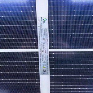 Panneau solaire bifacial à double vitrage de type N à demi-cellules 710W 156,75mmx156,75mm, module photovoltaïque utilisé - Product Image 4