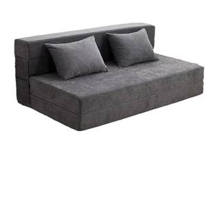 Sofá Cama Esquinero Moderno de Espuma de Alta Densidad con Tapicerí<span class=keywords><strong>a</strong></span> de Terciopelo para Sala de Estar - Product Image 4