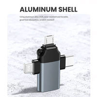 Nuevo Adaptador USB-C Hub 3 en 1 con Salida de CC y Protección Contra Cortocircuitos para iPhone 14/13/12/11 y para S23/S22/S21/S20
