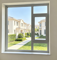 Ventana Abatible Horizontal de Aluminio Minimalista con Alta Ventilación para Uso Residencial Moderno