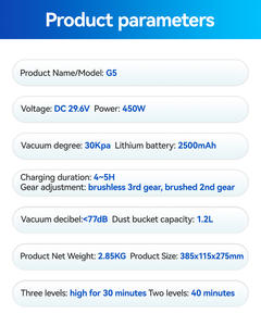 Aspirateur portatif portatif <span class=keywords><strong>de</strong></span> cyclone électrique vertical puissant soin <span class=keywords><strong>de</strong></span> plancher <span class=keywords><strong>de</strong></span> <span class=keywords><strong>matelas</strong></span> <span class=keywords><strong>de</strong></span> ménage sans fil rechargeable - Product Image 2