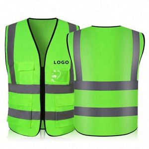 Chaleco de Seguridad Reflectante de Ingeniería al Por Mayor al Precio Más Bajo, Chaleco de Trabajo Ligero de Poliéster para Exteriores - Product Image 2