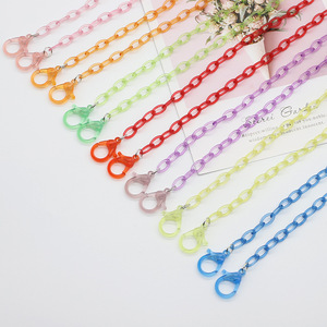 Niños Niño Anti-Perdida Plástico Transparente Acrílico Conveniente Acetato Mascarilla Cordón Máscaras Soporte de cadena para Máscaras - Product Image 5