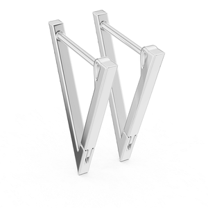 Boucles d'oreilles en argent plaqué avec diamants de laboratoire pour femmes, bijoux raffinés élégants, éclat brillant, cadeau pour les événements spéciaux - Product Image 3