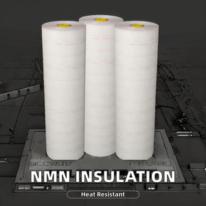 Kinerja tinggi 6640 <span class=keywords><strong>Nmn</strong></span> <span class=keywords><strong>Nomex</strong></span> Aramid kertas isolasi serat 6KV nilai untuk transformator tinggi penahan Motor bersertifikat ROHS - Product Image 3