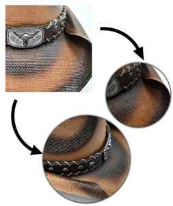 Sombrero de Paja Estilo Vaquero Occidental con Ala Moldeable Ecológico y Accesorio Popular, Unisex, para Viajes, Fiestas y Actividades al Aire Libre - Product Image 3