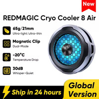 REDMAGIC Cryo Cooler 8 Air, refroidisseur magnétique pour téléphone, 65g ultra léger, 21mm ultra fin, 30dB faible bruit, -20 ° Refroidissement des semi-conducteurs