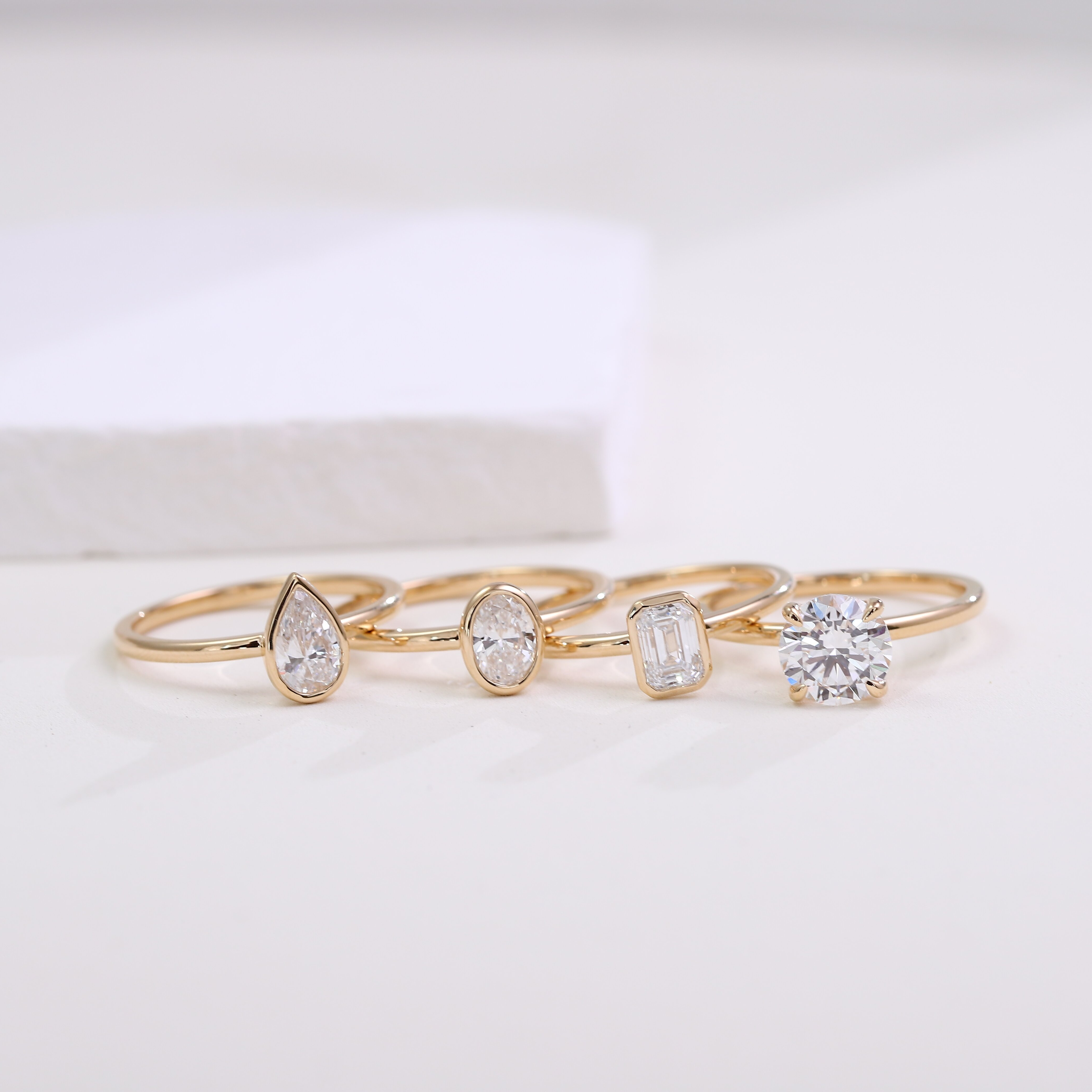oval solitaire diamond ring