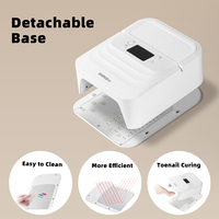 Lampu Pengering Kuku Gel LED UV Sensor IR Pintar 48W